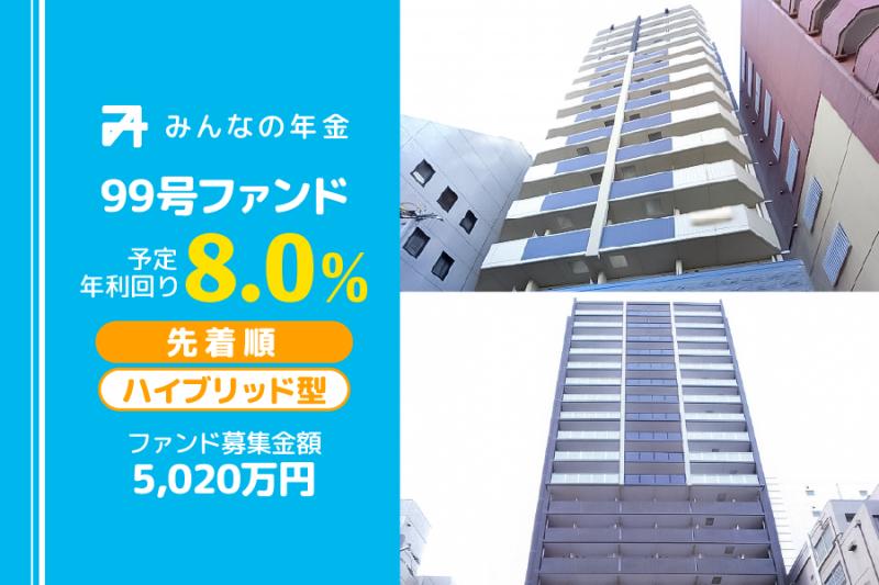 先着方式                                              ハイブリッド型                                         みんなの年金99号ファンド